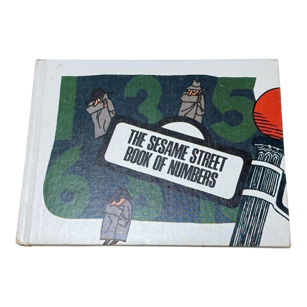 Sesame Street Book of Numbers Childrens Television Workshop HC‎ Book 1970